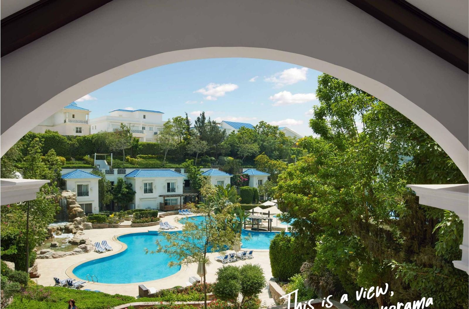 The clubhouse & pools