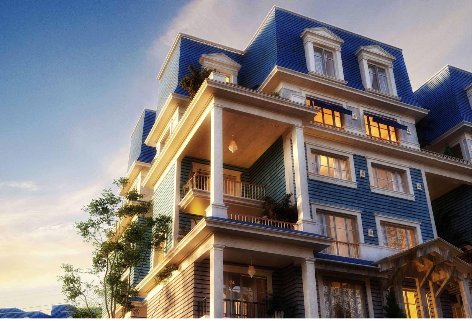iVillas at golden hour